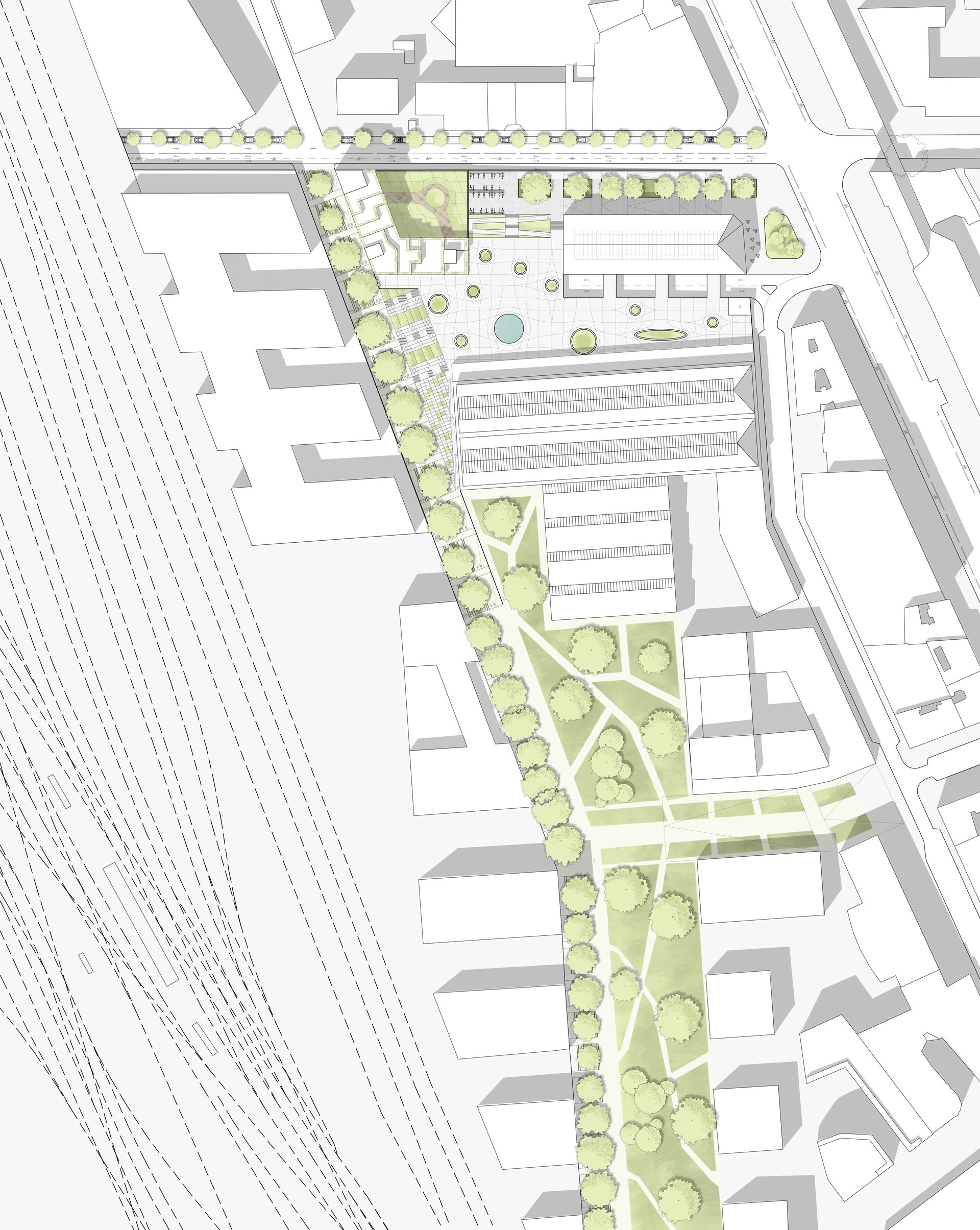 Plan masse, 1/500